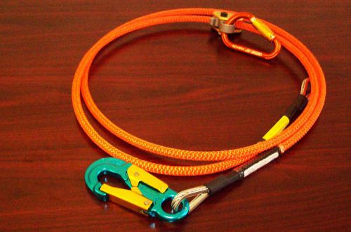Tree climber wire core lanyard kit, with aluminum swivel snap,made usa for sale