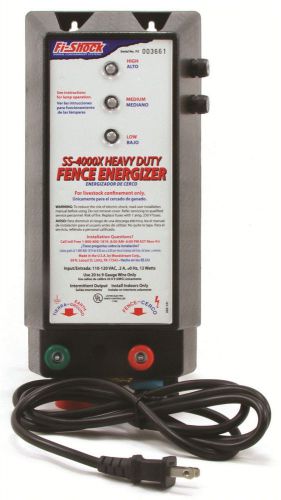 Fi-shock ac heavy duty charger ss u-ss-4000x for sale