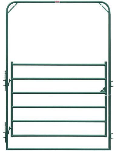 Behlen Country 44144012 6-Feet by 9-Feet Green Arch Gate for Utility Corral Pane