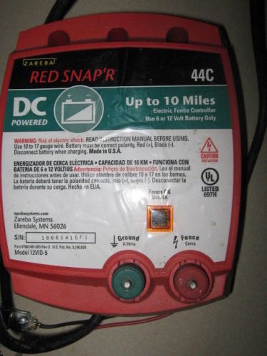 Red snapper 6-12 volt electric fencer 44c 10 mile portable fencer for sale