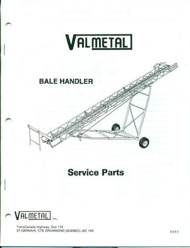VALMETAL Bale Handler SERVICE PARTS (AN-81)