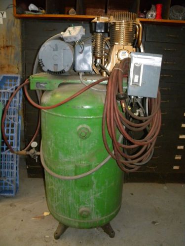 Ajax air compressor- vertical with allen bradley control- used for sale