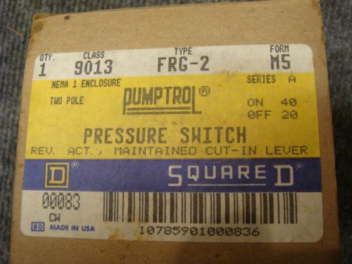 Square D Pumptrol Pressure Switch NOS