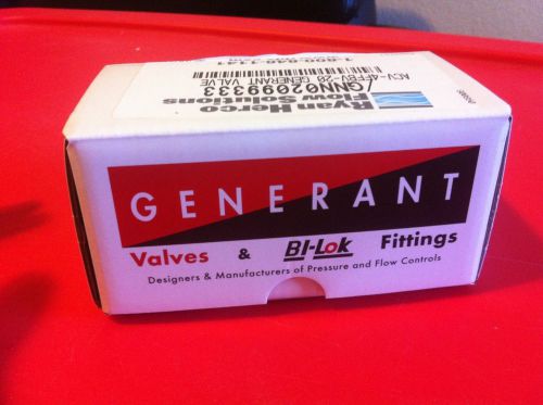 Generant brass 1/4&#034; npt adjustable check valve for sale