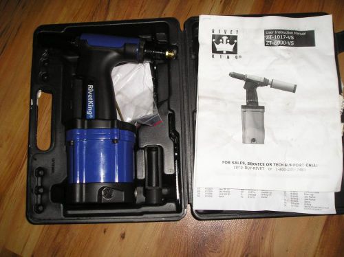 Rivet king zt-6000vs air riveter rivet gun tool pneumatic hydraulic zt-6000-vs for sale