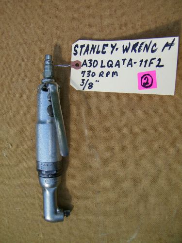 STANLEY -PNEUMATIC  NUTRUNNER- A30LQATA-11F2, 3/8&#034;, 730 RPM, USED