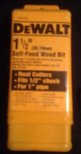 Dewalt 1-1/2&#034; self-feed wood bit dw1634 for sale