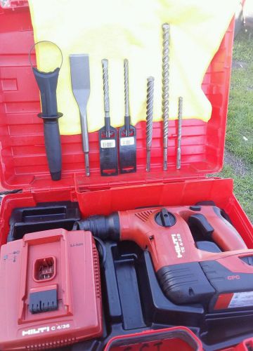 Hilti te4-a18 cpc cordless  hammer drill,  ,l@@k , loaded bits , very nice for sale
