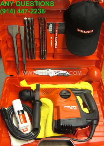 HILTI TE 30 ROTARY HAMMER DRILL,BRAND NEW, FREE BITS AND CHISELS, FAST SHIPPING