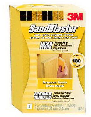3M, 4pk, Sandblaster, 180 Grit Dual Angled Detail Sanding Sponge