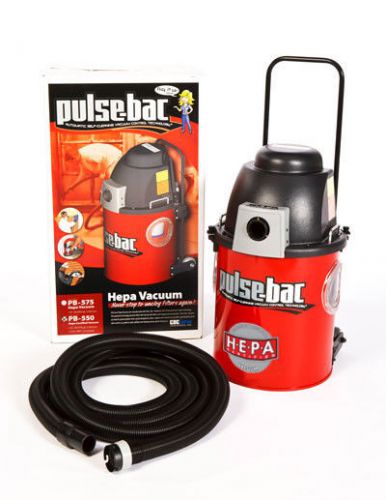 Pulse-Bac 550 HEPA Heavy Duty Dust Collector Vac 4 Concrete Grinder No Dust --