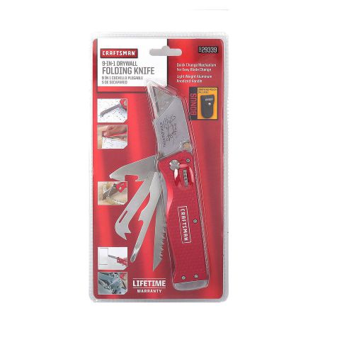 Drywall folding knife craftsman 9-in-1 for sale