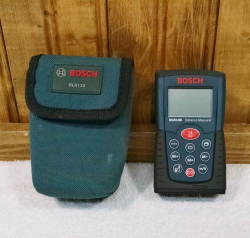 Bosch DLR130 Digital Laser Distance Measuring Tool with Soft Case