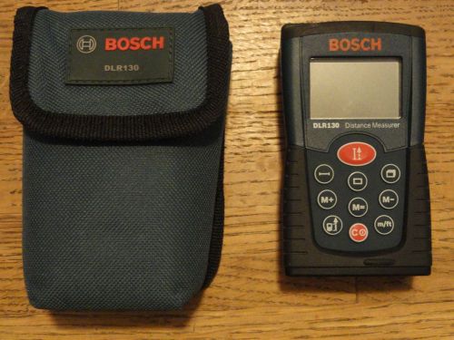 Bosch DLR130 Lazer Distance Measurer Used With Case
