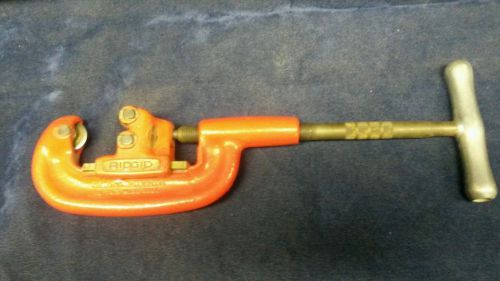 Ridgid no 202 heavy duty wide roll 1/8 to 2&#039;&#039; pipe cutter for sale