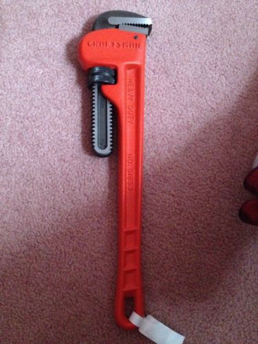 Craftsman 18&#034; pipe wrench heavy duty 51653 for sale