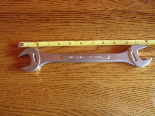 Wrench by Crescent, forged in the USA, one end 1 1/16&#034; other end 1 1/8&#034;