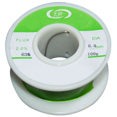 63/37 Tin Lead Rosin Core Flux 0.8mm Diameter Soldering Solder Wire 100g Reel