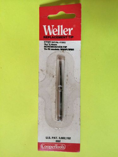 Weller CT5B7 3/32&#034; Screwdriver Tip for W60P &amp; W60 Soldering Irons
