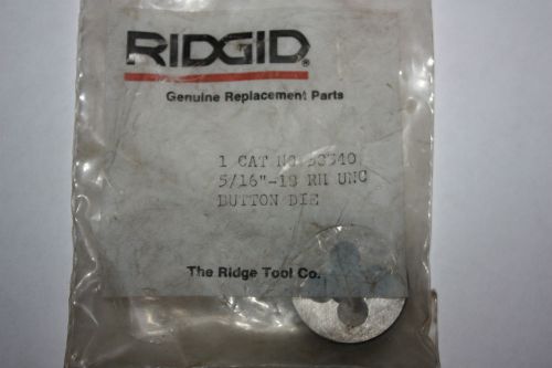 Ridgid Button Die #38340- 5/16&#034; 18RH UNC