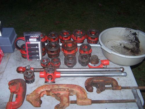 Ridgid pipe die sets 12-r , 00r , 65-r for sale