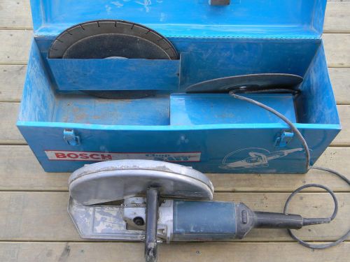 Bosch 1365-14&#034; Abrasive Power Cutter / Cuttoff Machine / Chop Saw with Steel Box