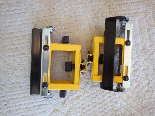 DeWalt DW7232 2 Pk Miter Saw Stand Material Support and Stop New