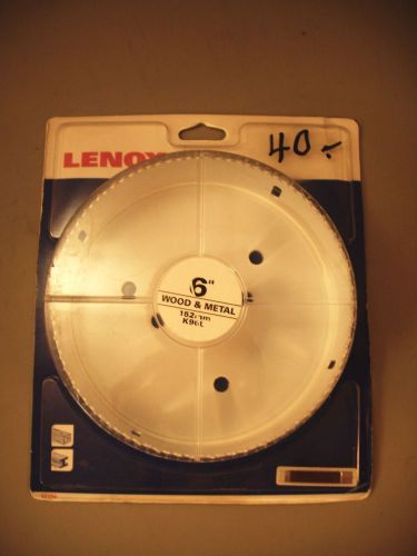 Lenox K96L - 6&#034; (152mm) Wood &amp; Metal Bi-Metal Hole Saw