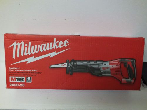 NEW in box Milwuakee M18 18 Volt Reciprocating Sawzall 2620-20 (Bare Tool)
