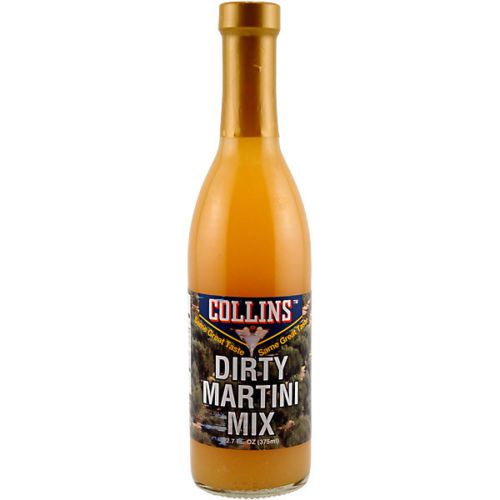 Collins Dirty Martini Cocktail Mix 12.7 oz - Olive Brine Bar Drink Mix Gin Vodka