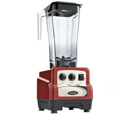Red Omega BL490S 82-Ounce Variable Speed Commercial Blender with Advanced Timer