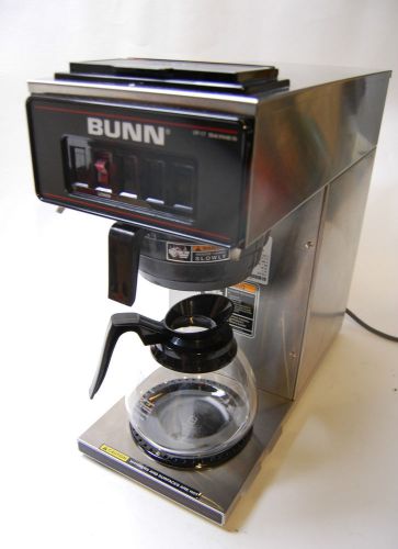 BUNN VP17-1 Black, Stainless Steel Commercial Coffee Maker - Great Condition