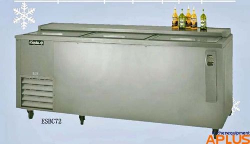 Leader 72&#034; underbar bottle beer cooler refrigerator stainless steel nsf esbc72 for sale
