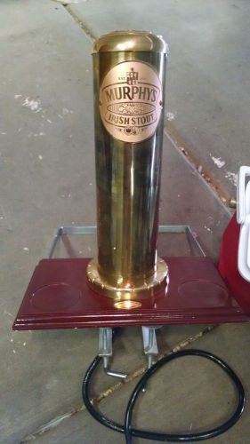 **NEW** Brass Beer Tower Murphey&#039;s Irish Stout - Banner Equipment