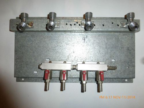 Draft Beer Equipment, Secondary Panel, for 4 beer lines