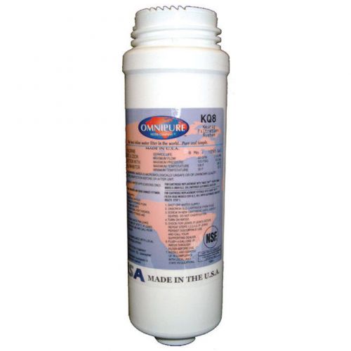 Omnipure KQ8 Keurig Water Filter 10 Micron GAC 8&#034;L