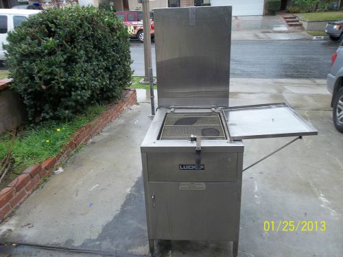 Lucks donut fryer,frying rack,glazing tabe,warming table and exhaust hood system for sale