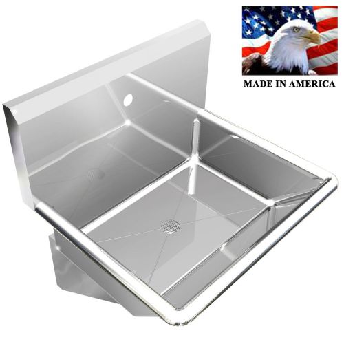 Industrial single wash up hand sink basin 24&#034; body only 1 hole on center lavabo for sale