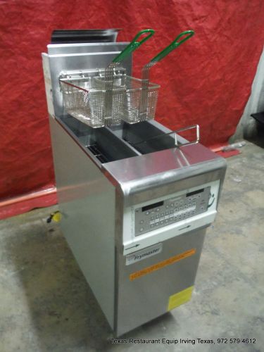 New Frymaster Gas Digital Deep Fryer, Split Pot , 45 lbs capacity