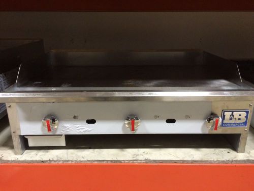 L&amp;B COMMERCIAL MANUAL CONTROL GRIDDLE 36&#034; - GAS