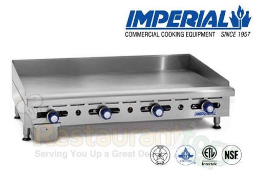 IMPERIAL GRIDDLE MANUALLY CONTROLLED 4 BURNERS NAT GAS MODEL IMGA-4828-1