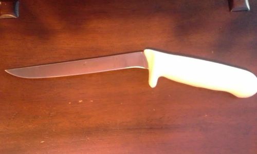 6-inch, 22% drop point boning knife#s 135n-22dp. sani-safe nsf approved for sale