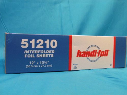 Handi-Foil 12&#034; x 10 3/4 interfolded foil sheets