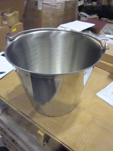 3 GALLON STAINLESS STEEL UTILITY PAIL ~NEW~