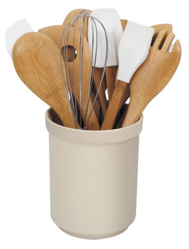 Cook n home 15 piece bamboo utensil set for sale
