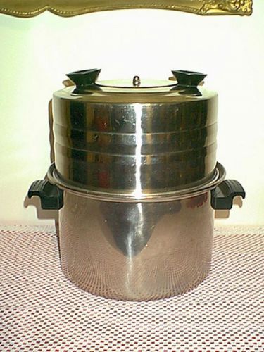VINTAGE ADOLPHUS STOVE TOP MEAT TENDERIZER STANLESS 6QT