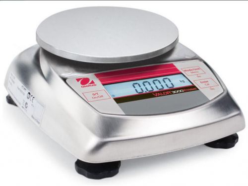 Ohaus valor 3000 v31xh202 compact stainless steel scale 200x0.01g,new, warranty for sale