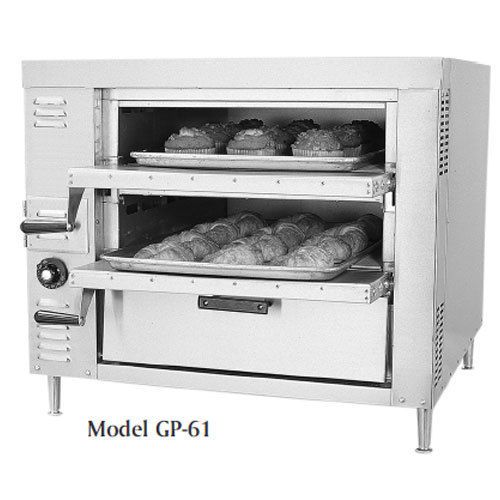 Bakers gp-61 pizza/bake oven, double compartment, countertop, 30&#034; wide by 26-1/4 for sale