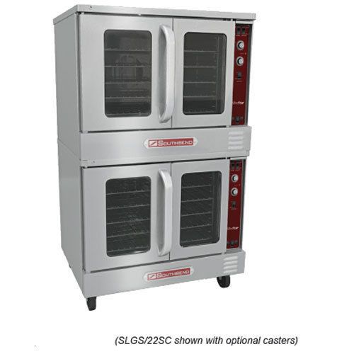 Southbend SLGS/22SC Convection Oven, Gas, Double Deck, Solid State Controls, (72