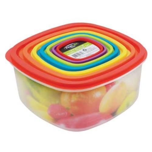 Rainbow Food Storage 14 Pieces Finelife